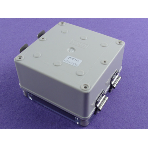 Caja de plástico caja electrónica ip65 caja de conexiones impermeable de plástico caja de conexiones PWP720T con tamaño 125 * 125 * 75 mm